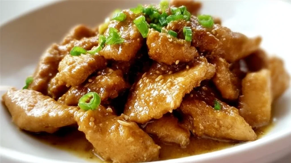 Chinese Peanut Butter Chicken recipe