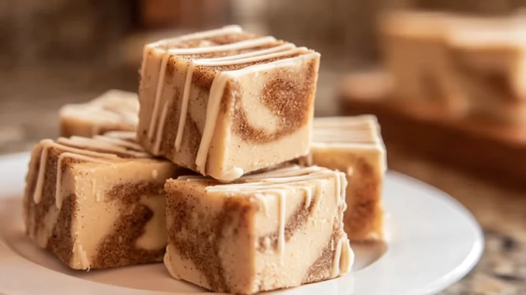 Cinnamon Roll Fudge recipe