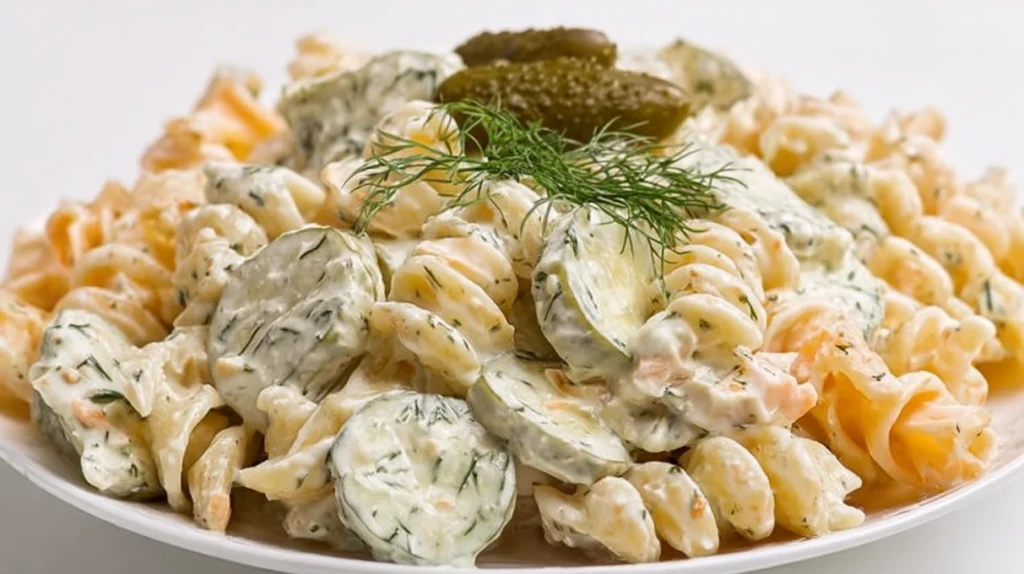 dill pickle pasta salad recipe