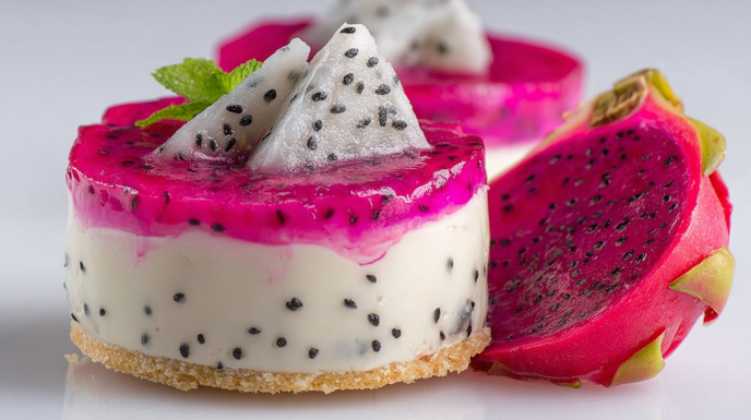 Dragon Fruit Cream Cheese Dessert recipe