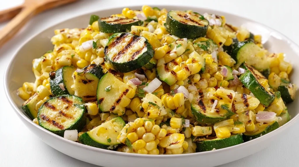 Grilled Corn and Zucchini Salad