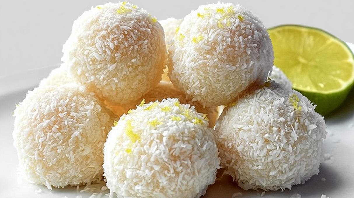 Margarita balls coated in sugar with a soft citrusy center and a hint of lime