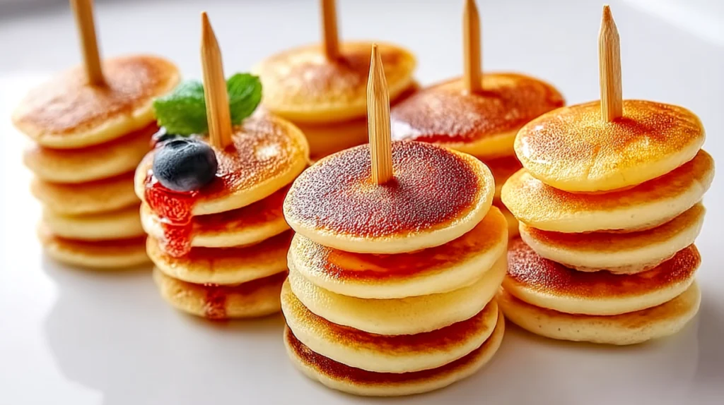 Mini Pancake Skewers
