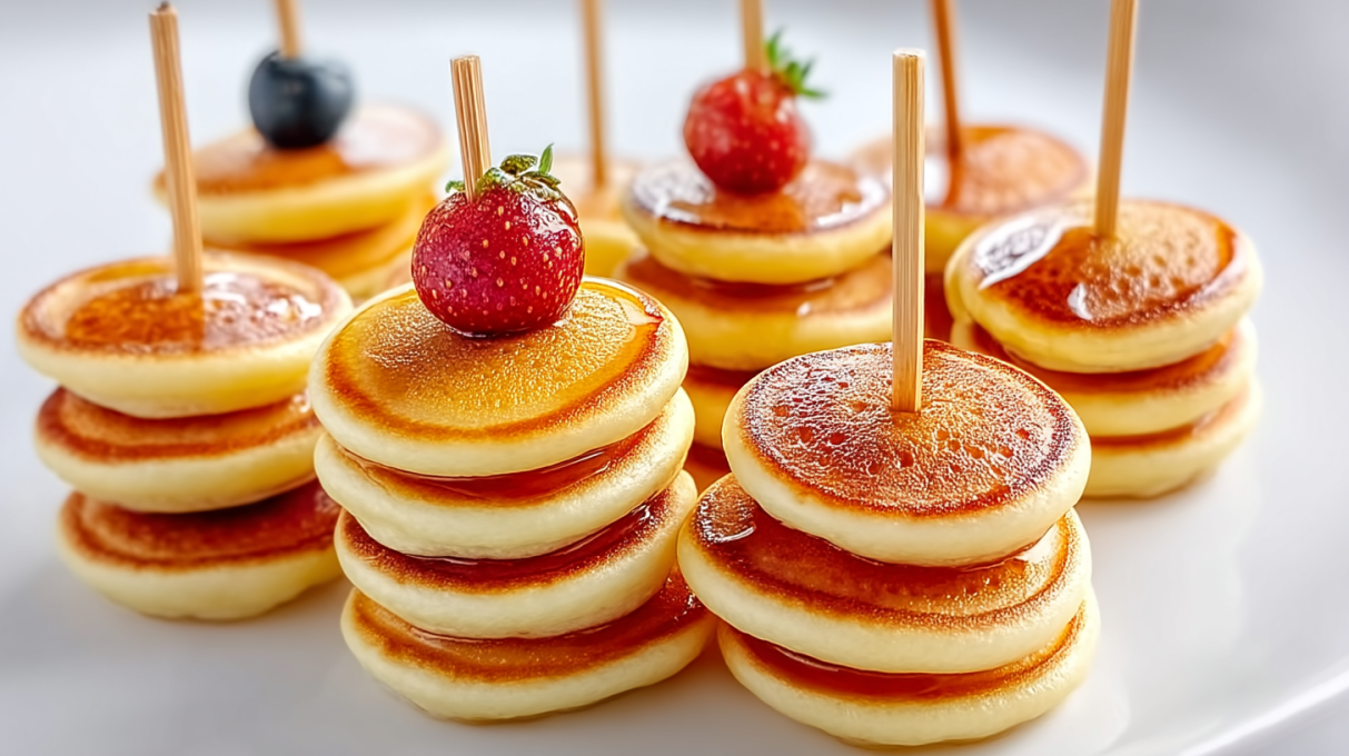 Mini Pancake Skewers