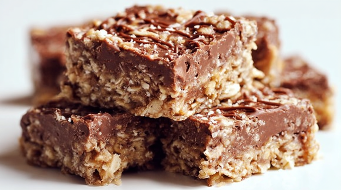 No Bake Chocolate Oatmeal Bars recipe