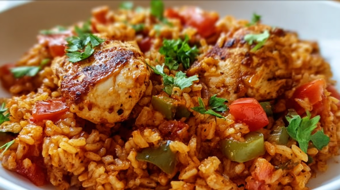 One-Pan Mexican Chicken and Rice