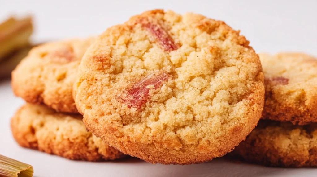 Brown Sugar Rhubarb Cookies 