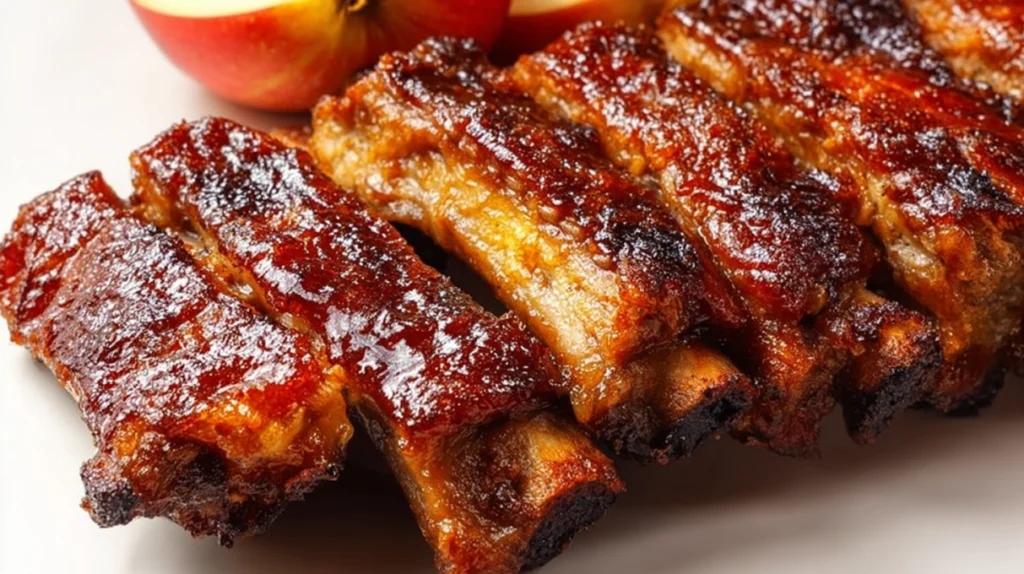 Spare Ribs with Apple Juice recipe