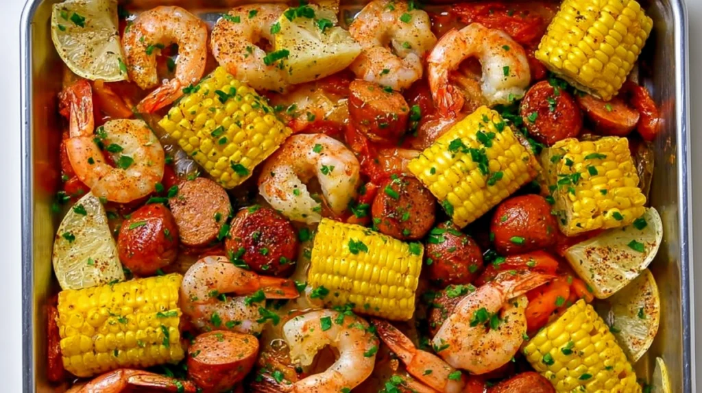 Sheet Pan Shrimp Boil