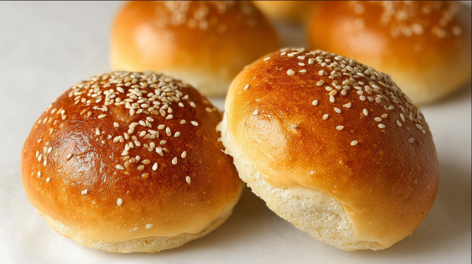 Sourdough Discard Burger Buns RECIPE