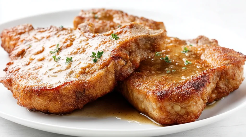 Southern fried pork chops recipe