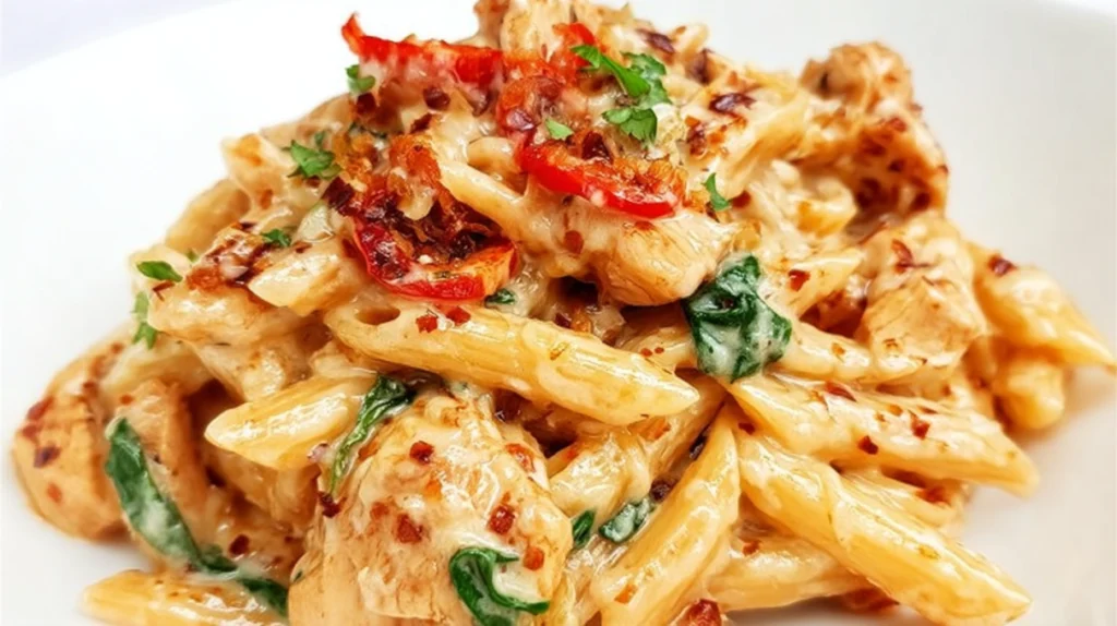 Tuscan Chicken Pasta recipe
