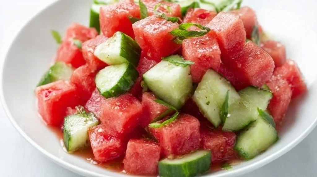 Watermelon and Cucumber Salad RECIPE