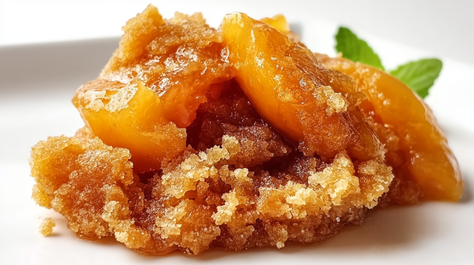 Brown Sugar Peach Cobbler RECIPE