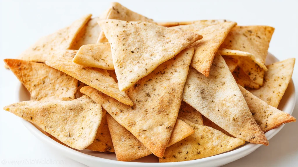 HOMEMADE pita chips recipe