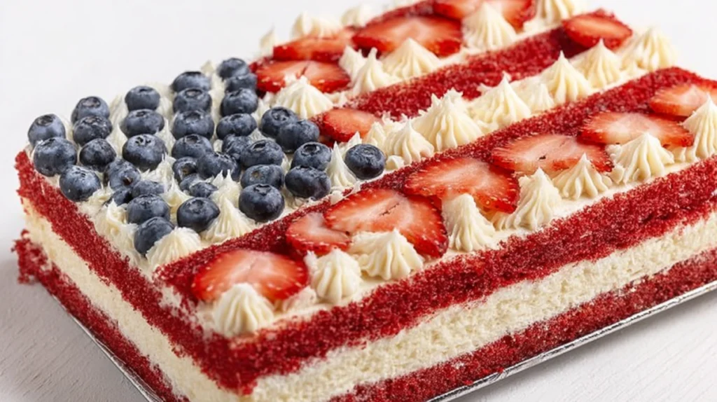 American Flag Cake