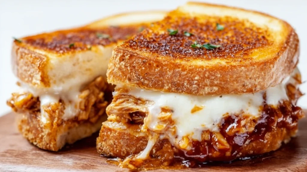 BBQ Chicken Grilled Cheese