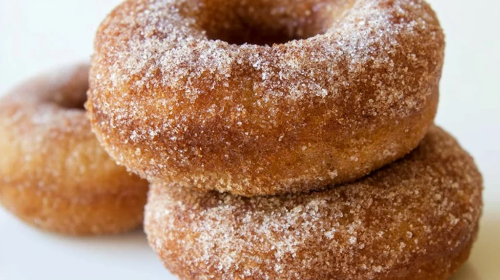 Baked Apple Cider Donuts with Cinnamon Sugar recipe