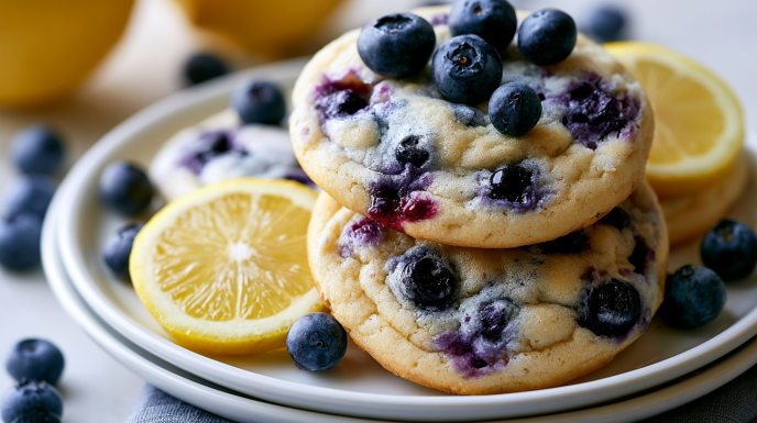 Blueberry cookies