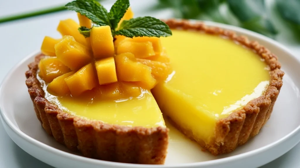 Mango Curd Tart