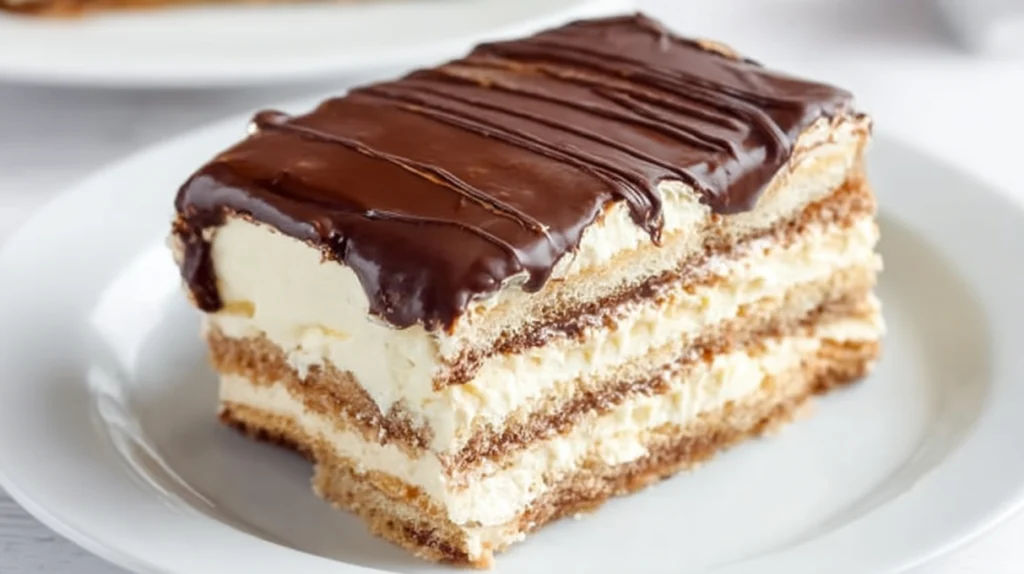 No Bake Eclair Cake