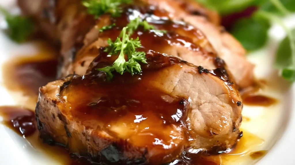 Pork Tenderloin with Honey Garlic Sauce