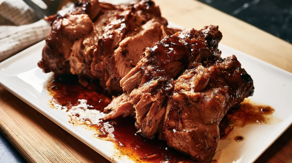 Slow-Cooker Pork Shoulder With Brown Sugar recipe
