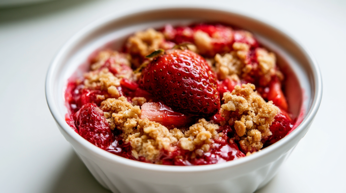 Strawberry Crumble