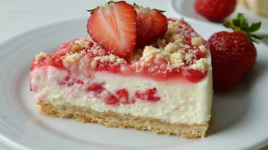 Strawberry Crunch Cheesecake