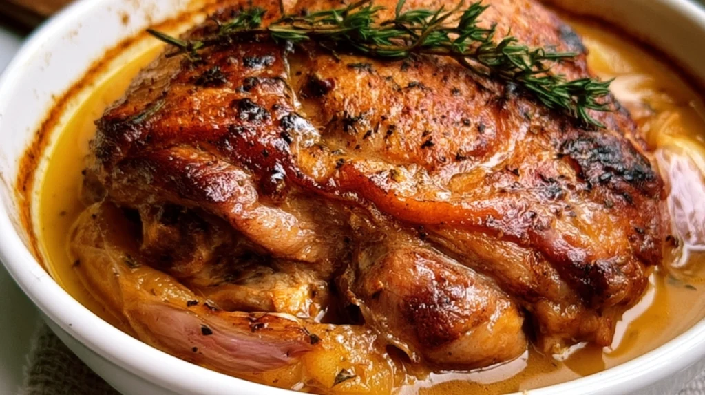 Apple Cider Braised Pork Shoulder