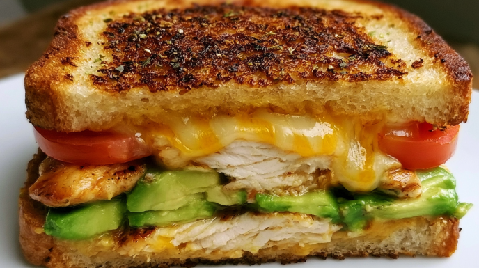 Chicken Avocado Melt Sandwich