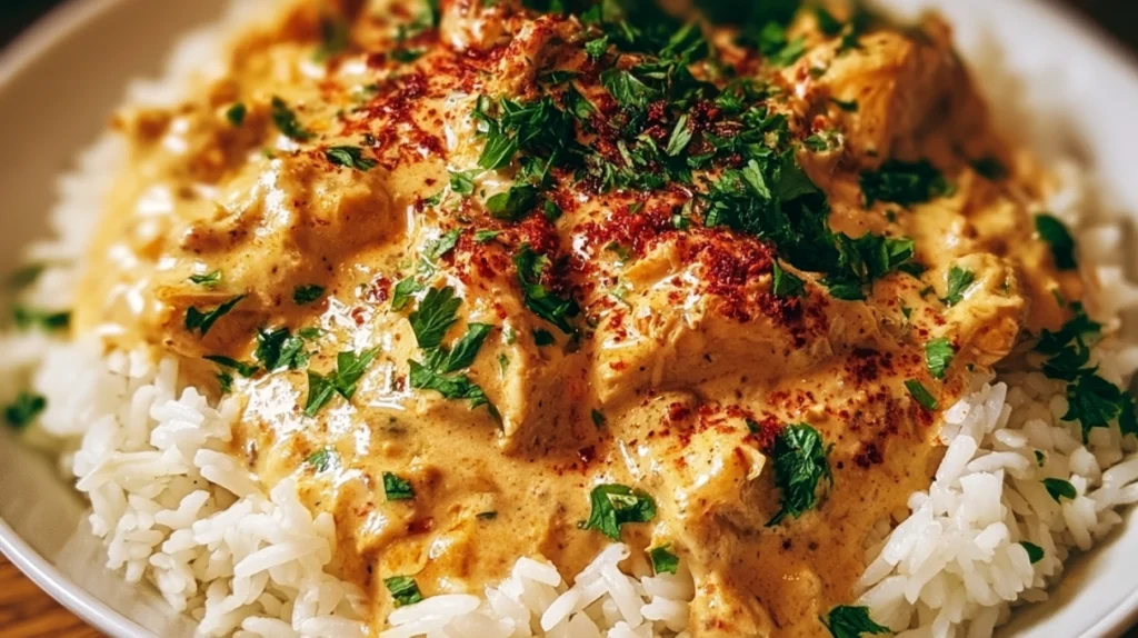 Creamy Crockpot Cajun Butter Chicken