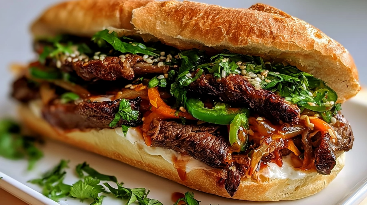 Korean Steak Sandwich