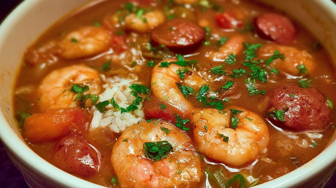 Shrimp and Sausage Gumbo recipe