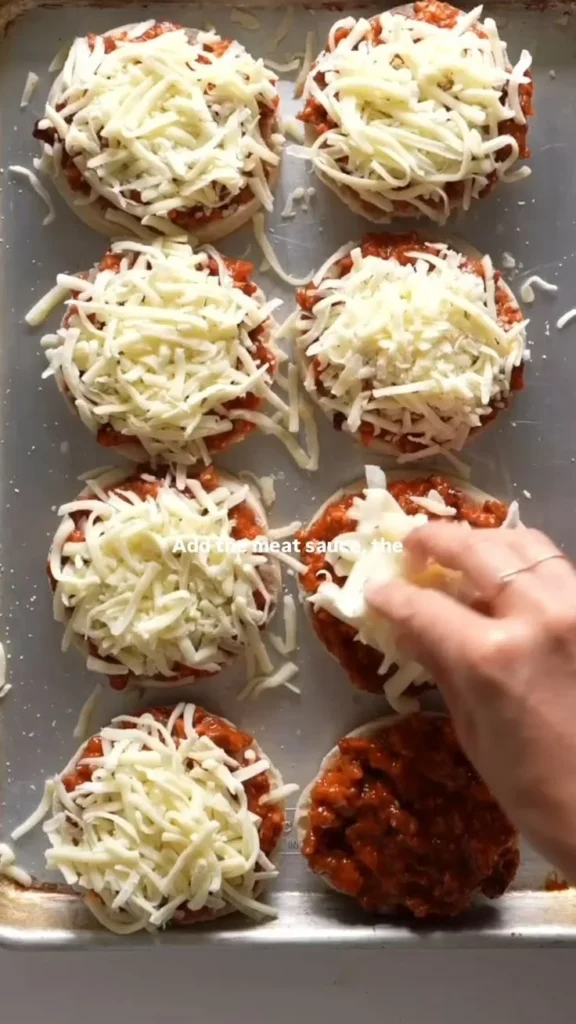 Delicious Pizza Burger topped with cheese, pepperoni, and fresh herbs